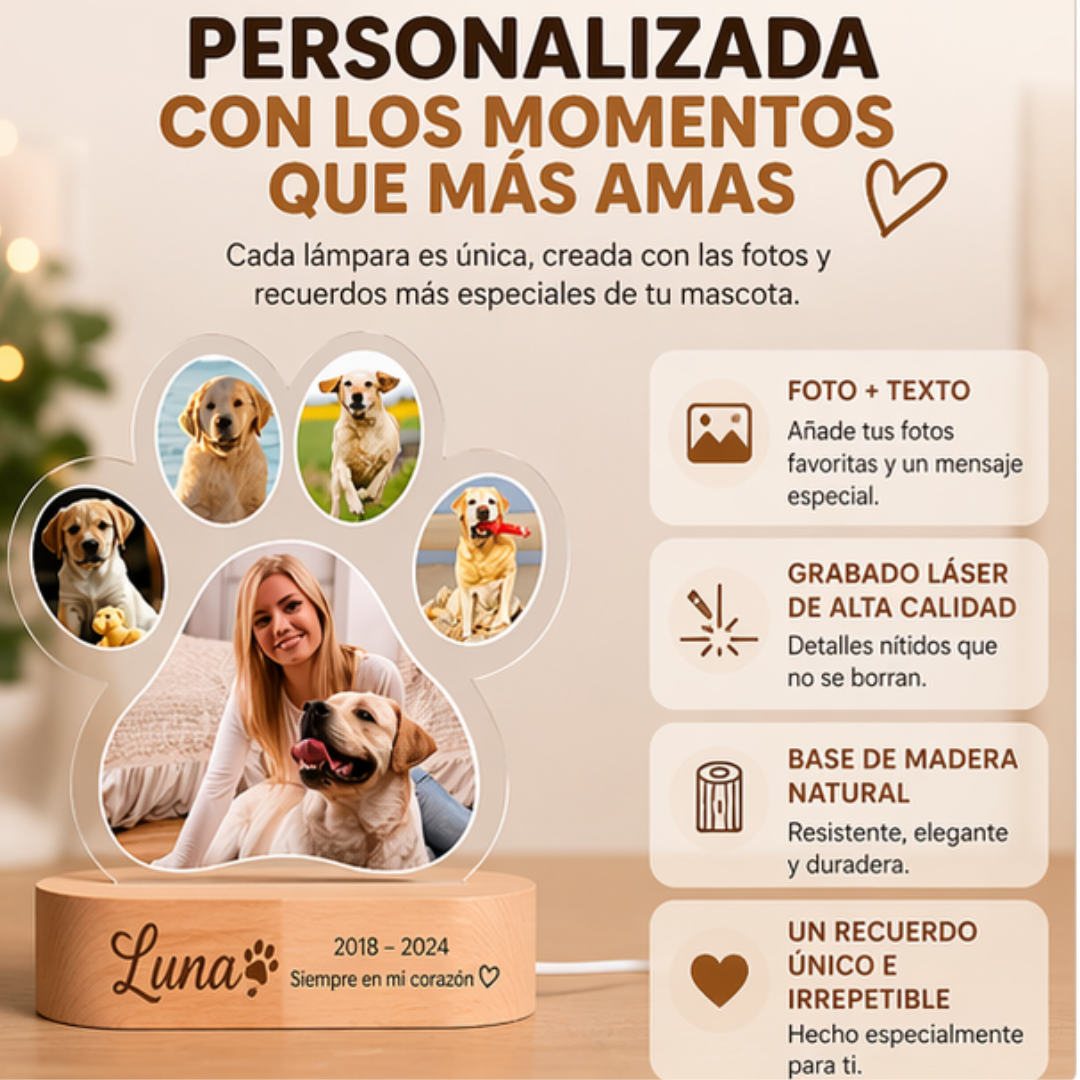 Lampara Personalizada de Perro